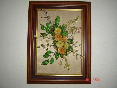 tableau en porcelaine