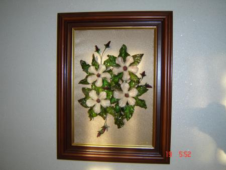 tableau en porcelaine